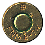 7.62mm NATO Ball  Portugal ⊕ FNM 8-74 head view.