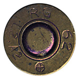 7.62mm NATO Ball L2A2 United Kingdom ⊕ 62 RG L2.A2 head view.