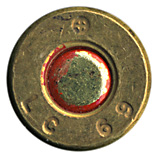7.62mm NATO Ball M80 United States ⊕ LC 69 head view.