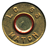 7.62mm NATO Ball (Match) XM118 United States LC 63 MATCH head view.