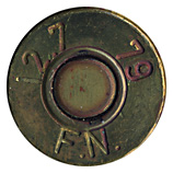 .50 BMG Ball  Belgium FN 12.7 79 head view.