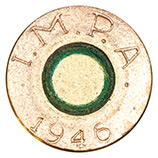 7.65 x 53mm Mauser Ball  Argentina I.M.P.A. 1946 head view.