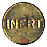 5.56 x 45mm Inert  United States INERT head view.