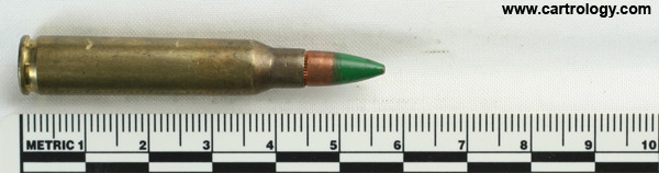 5.56 x 45mm Inert  United States TW 75 profile view.