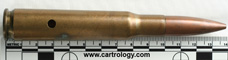 .50 BMG Dummy M2 United States DM 43 profile view.