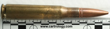 .50 BMG Ball  United States R A 52 profile view.