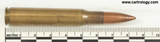 .30-06 Ball  United Kingdom R A 1941 300 Z profile view.