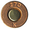 7.62 x 39 mm Ball  Soviet Union 270 К head view.