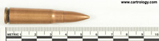 7.62 x 39 mm Ball  Soviet Union 270 К profile view.