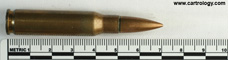 7.62mm NATO Ball  Portugal 7,62x51 59 FNM 1 profile view.