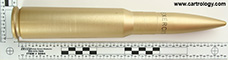 30 x 173mm GAU-8/A Dummy  Netherlands  profile view.