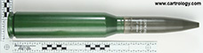 35 x 228mm Oerlikon Break-Up MN15 Netherlands 394 Oe 73 (PSW) profile view.