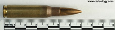 7.62mm NATO Ball  Netherlands ⊕ NWM 27-63 profile view.