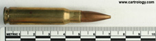 7.62mm NATO Ball L2A1 United Kingdom RG 55 L2A1 7.62 profile view.
