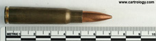 7.62mm NATO Ball  Italy B P D 953 profile view.