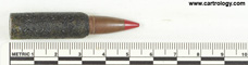 7.62mm Caseless Ball  United States  profile view.