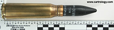 20 x 102mm Dummy T228 United States  profile view.