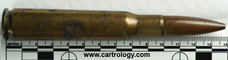 .50 BMG Ball M2 United States DM 4 profile view.