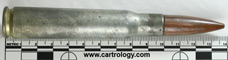 .50 BMG Ball M33 United States T W 5 profile view.