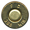 7.62mm NATO Ball (Match)  United States F C 308 WIN head view.
