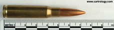 7.62mm NATO Ball (Match) T275(2 or 3) United States ⊕ FA 56 profile view.
