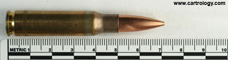 7.62mm NATO Ball (Match) M852 United States LC 86 MATCH profile view.