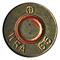 7.62mm NATO Ball M80 United States ⊕ WRA 65 head view.