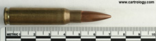 7.62mm NATO Ball R1M1 South Africa A77 7,62 R1M1 profile view.