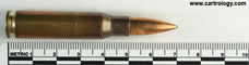 7.62mm NATO Ball DM41 West Germany 7.62 NATO IAC 1-65 profile view.