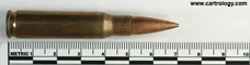 7.62mm NATO Ball M80 India OFV 82 M80 7.62 profile view.