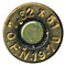 7.62mm NATO Ball  Nigeria 7.62x51 O.F.N.19.70 head view.