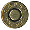 7.62mm NATO Ball MK1 South Africa P.M.P.67 7.62 MK1. head view.