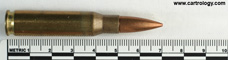 7.62mm NATO Ball MK1 South Africa P.M.P.67 7.62 MK1. profile view.