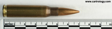 7.62mm NATO Ball  Czechoslovakia .308W O 82 O profile view.