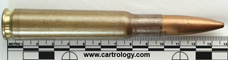 .50 BMG Ball  Argentina "FLB"-76-12,7x99- profile view.