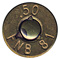 .50 BMG Ball  Belgium FNB 81 .50 head view.