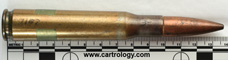 .50 BMG Ball M33 United States L C 51 profile view.
