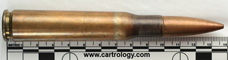 .50 BMG Ball M2 United States 4 5 T W profile view.