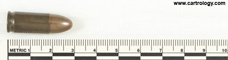 9 x 19mm Ball  Israel 75 ת צ profile view.