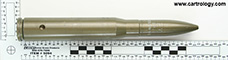 20 x 139mm HS820 Dummy DM20 West Germany  profile view.