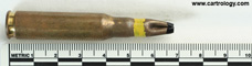 7.62mm NATO Grenade Blank  Spain 7.62x51 85 SB-T profile view.