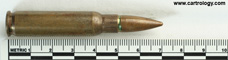 7.62mm NATO Ball DM41 West Germany 7.62x51 MS 213-61 profile view.