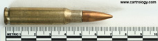 7.62mm NATO Ball  Paraguay 7.62x51 80-MDRP profile view.