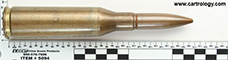 .60 Ball T77E1 United States F A 48 profile view.