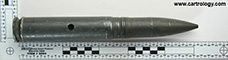 27 x 145mm B Dummy  Italy 27x145 LOS BPD-1-72 profile view.