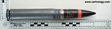 27 x 145mm B AP DM33 West Germany 27x145 DM 1001 LOT DN-1-61-X profile view.