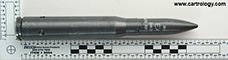 20 x 139mm HS820 Dummy DM20 West Germany  profile view.