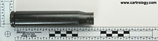 20 x 139mm HS820 Fired  West Germany M187 LOT DN-190 (on primer assembly) M103 LOT DN 98 profile view.