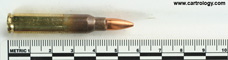 5.56 x 45mm Ball M193 United States ⊕ LC 13 [SCAMP 3 or 11?] profile view.