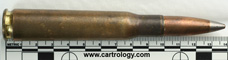 .50 BMG API  Belgium FN 57 12.7 profile view.
